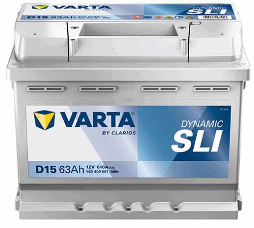 Акумулатор VARTA DYNAMIC SLI 563400061 63AH 610A R+ - Image 1