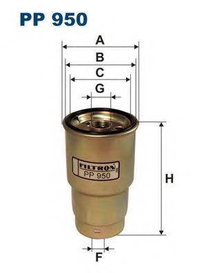 Горивен филтър (PP 950 - FILTRON)