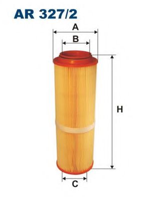Въздушен филтър (AR327/2 - FILTRON)