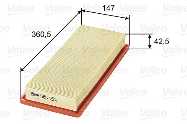 thumb Въздушен филтър (585213 - VALEO)