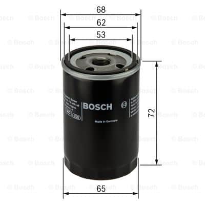 Маслен филтър (0 986 452 028 - BOSCH) Маслен филтър (0 986 452 028 - BOSCH)