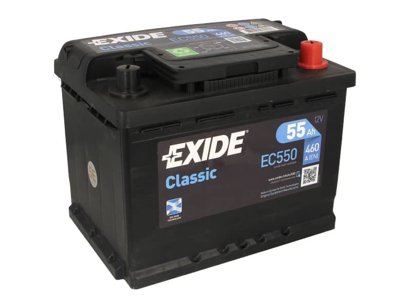 Акумулатор EXIDE CLASSIC 55AH 460A R+ Акумулатор EXIDE CLASSIC 55AH 460A R+