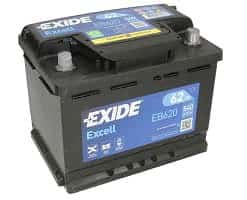 Акумулатор EXIDE EXCELL 62AH 540A R+