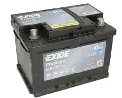 Акумулатор EXIDE PREMIUM 61AH 600A R+