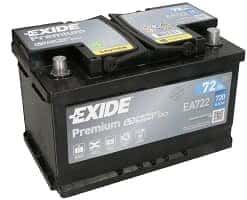 Акумулатор EXIDE PREMIUM 72AH 720A R+