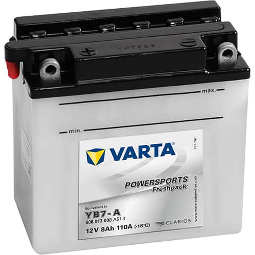 Акумулатор VARTA POWERSPORTS Freshpack 508 013 008 YB7-A CB7-A 8AH 110A 12V L+ Акумулатор VARTA POWERSPORTS Freshpack 508 013 008 YB7-A CB7-A 8AH 110A 12V L+
