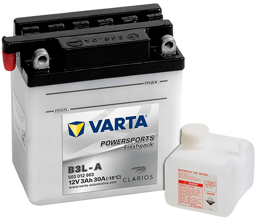 Акумулатор VARTA POWERSPORTS Freshpack 503 012 003 YB3L-A 3AH 30A 12V R+ - Image 1