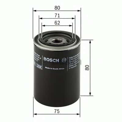 Маслен филтър (0 451 103 271 - BOSCH)