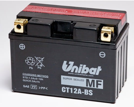 Акумулатор за мотор UNIBAT CT12A-BS 12V 10AH L+ Акумулатор за мотор UNIBAT CT12A-BS 12V 10AH L+