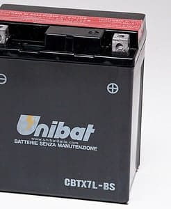 Акумулатор за мотор UNIBAT CBTX7L-BS 12V 6AH R+