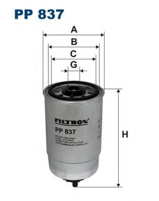 Горивен филтър (PP 837 - FILTRON)