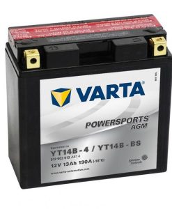 Акумулатор VARTA POWERSPORTS AGM YT14B-BS 13AH 190A 12V L+