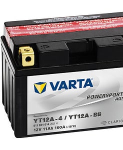 Акумулатор VARTA POWERSPORTS AGM 511 901 014 YT12A-BS 11AH 160A 12V L+
