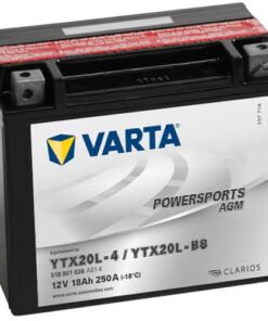 Акумулатор VARTA POWERSPORTS AGM 518 901 026 YTX20L-BS 18AH 250A 12V R+