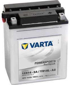 Акумулатор VARTA POWERSPORTS Freshpack 514 011 014 YB14L-A2 14AH 190A 12V R+