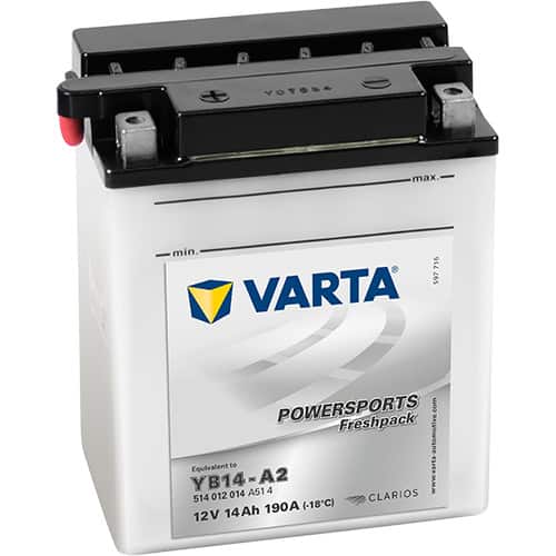 Акумулатор VARTA POWERSPORTS Freshpack 514 012 014 YB14-A2 14AH 190A 12V L+ Акумулатор VARTA POWERSPORTS Freshpack 514 012 014 YB14-A2 14AH 190A 12V L+