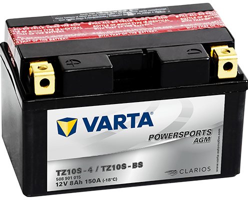 Акумулатор_VARTA_POWERSPORTS_AGM_508_901_015_TZ10S-BS_8AH_150A_12V_L+ Акумулатор VARTA POWERSPORTS AGM 508 901 015 TZ10S-BS 8AH 150A 12V L+ - Image 1