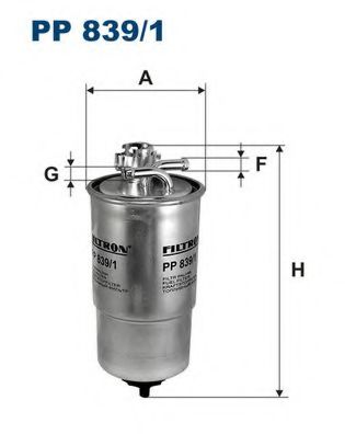 Горивен филтър (PP 839/1 - FILTRON)