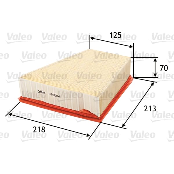 Въздушен филтър (585004 - VALEO) Въздушен филтър (585004 - VALEO)