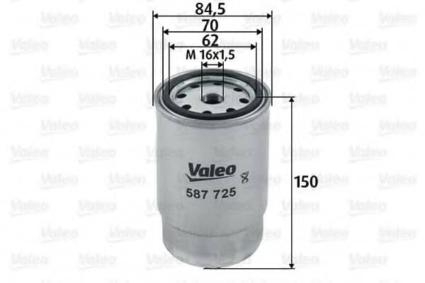 Горивен филтър (587725 - VALEO)