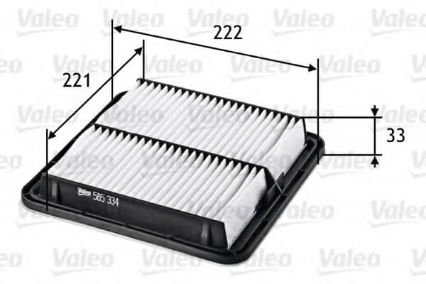 Въздушен филтър (585334 - VALEO)