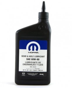 Стандарт: CHRYSLER MS-9020 | Капацитет: 0,946l | Вискозитетен клас по SAE: SAE 80W90