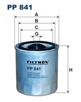 Горивен филтър (PP 841 - FILTRON)