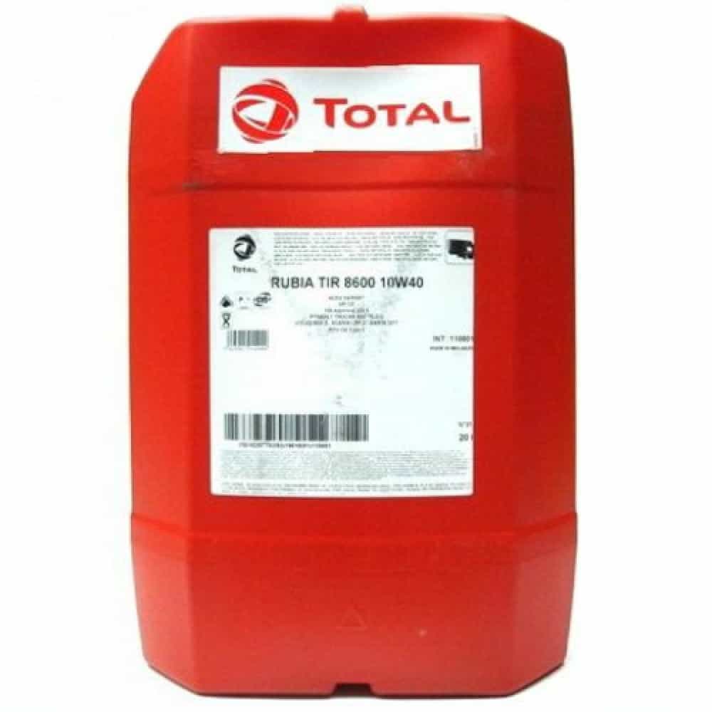 Масло TOTAL RUBIA TIR 8600 10W40 – 20 литра Масло TOTAL RUBIA TIR 8600 10W40 – 20 литра