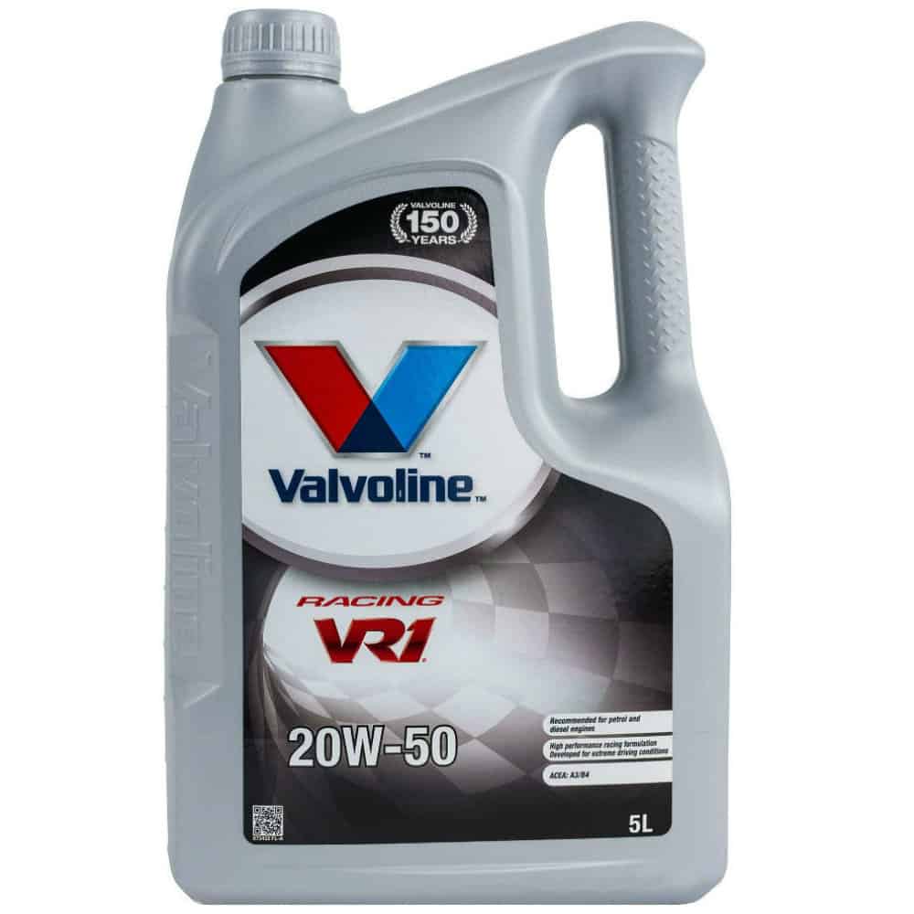 Масло VALVOLINE VR1 RACING 20W50 5L Масло VALVOLINE VR1 RACING 20W50 5L