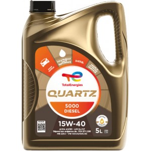 Масло TOTAL QUARTZ 5000 Diesel 15W40 5L Масло TOTAL QUARTZ 5000 Diesel 15W40 5L