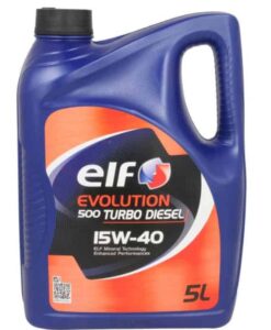 Масло ELF EVOLUTION 500 TURBO DIESEL 15W40 5L