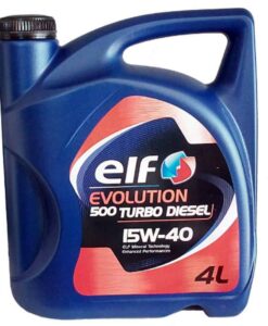 Масло ELF EVOLUTION 500 TURBO DIESEL 15W40 4L