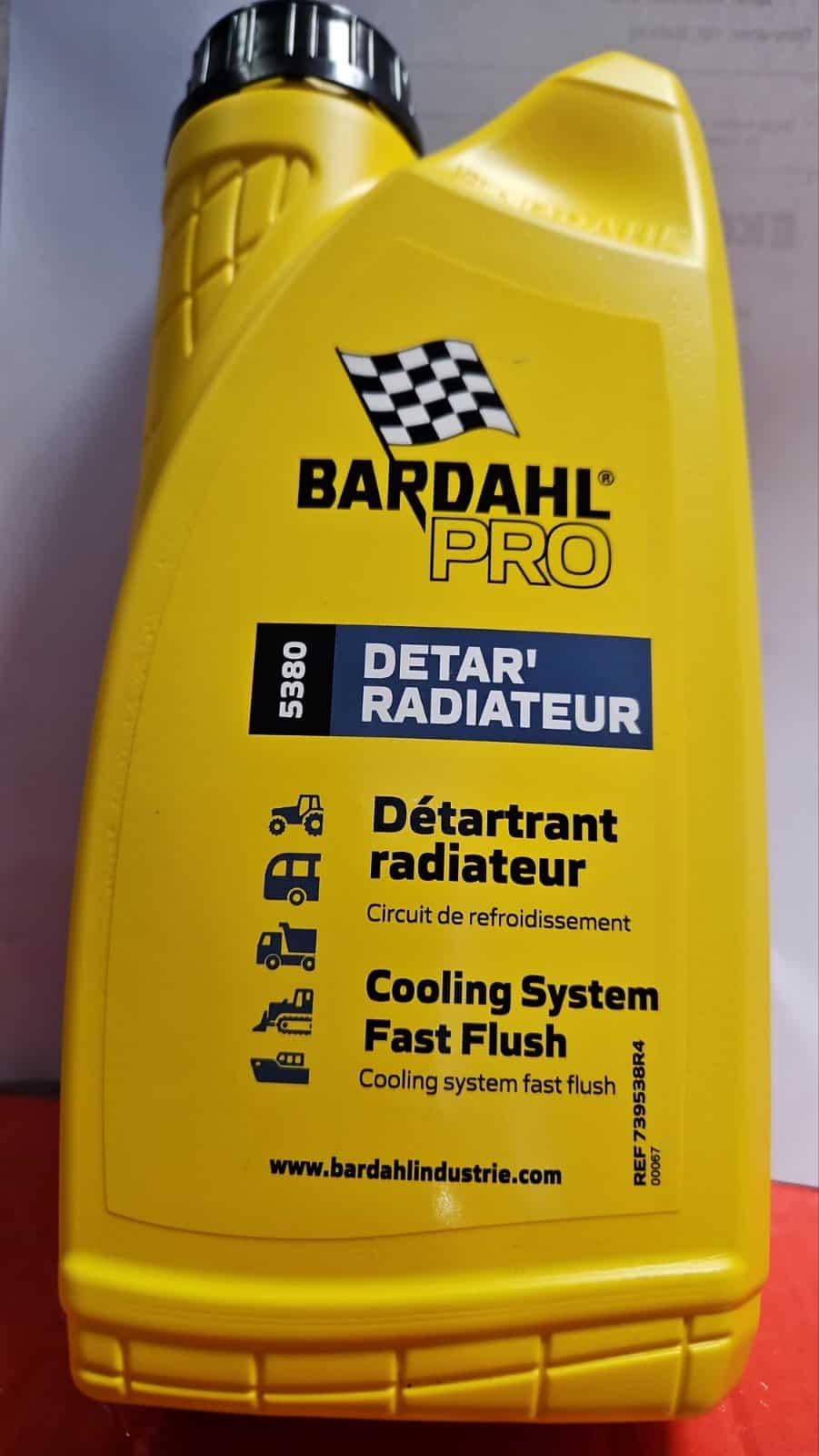 Почистващ препарат за радиатори BARDAHL BAR-5380 - 1L Почистващ препарат за радиатори BARDAHL BAR-5380 - 1L