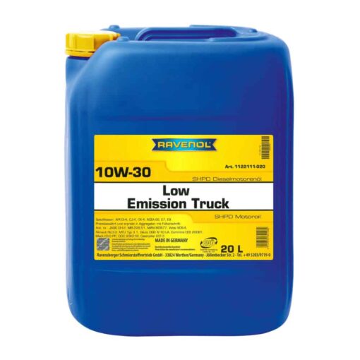 Масло RAVENOL Low Emission Truck LET 10W30 20L