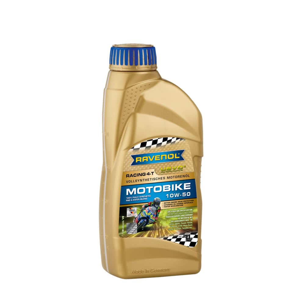 Масло RAVENOL RACING 4-T Motorbike 10W50 1L Масло RAVENOL RACING 4-T Motorbike 10W50 1L