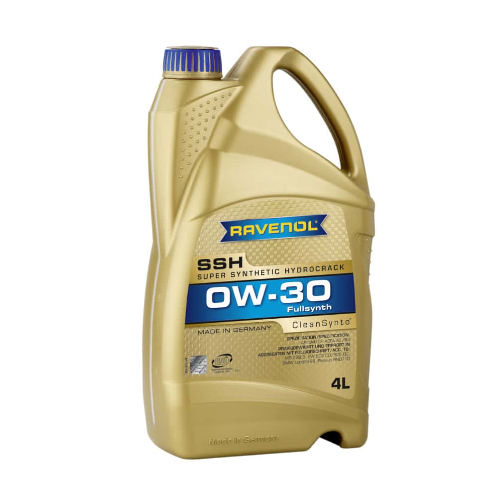 Масло RAVENOL Super Synthetic Hydrocrack SSH 0W30 4L Масло RAVENOL Super Synthetic Hydrocrack SSH 0W30 4L