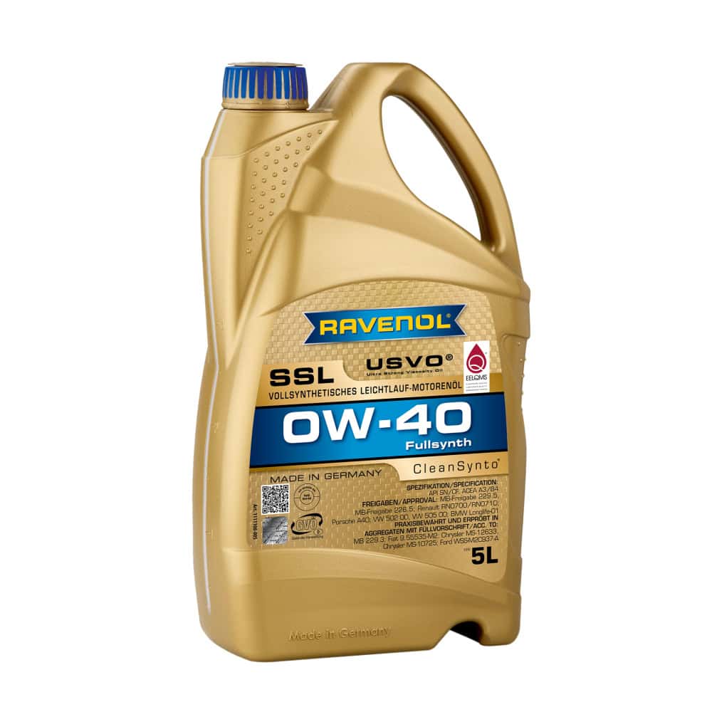 Масло RAVENOL Super Synthetik Ol SSL 0W40 5L Масло RAVENOL Super Synthetik Ol SSL 0W40 5L - Image 1