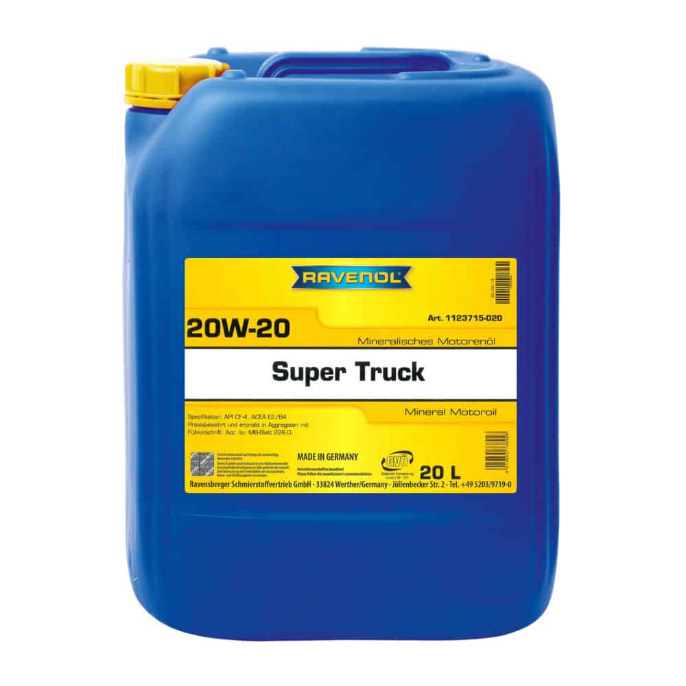 Масло RAVENOL Super Truck 20W20 20L Масло RAVENOL Super Truck 20W20 20L