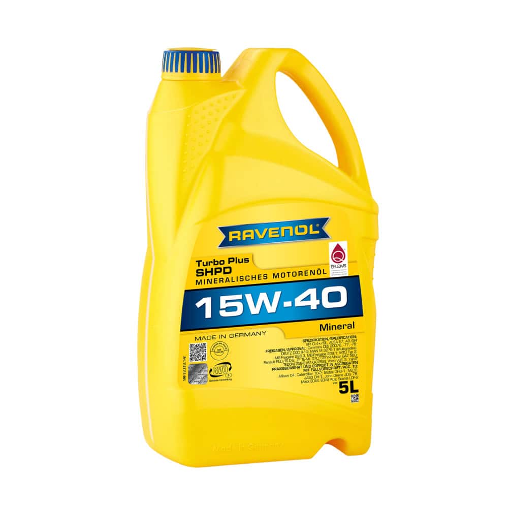 Масло RAVENOL Turbo plus SHPD 15W40 5L Масло RAVENOL Turbo plus SHPD 15W40 5L