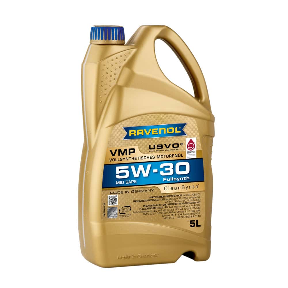 Масло RAVENOL VMP 5W30 5L Масло RAVENOL VMP 5W30 5L