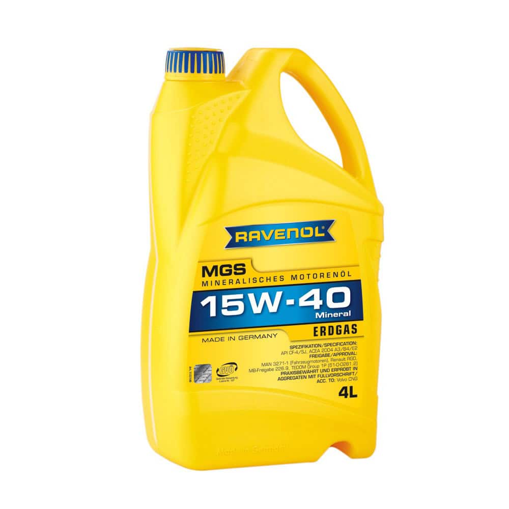 Масло RAVENOL MGS 15W40 4L Масло RAVENOL MGS 15W40 4L