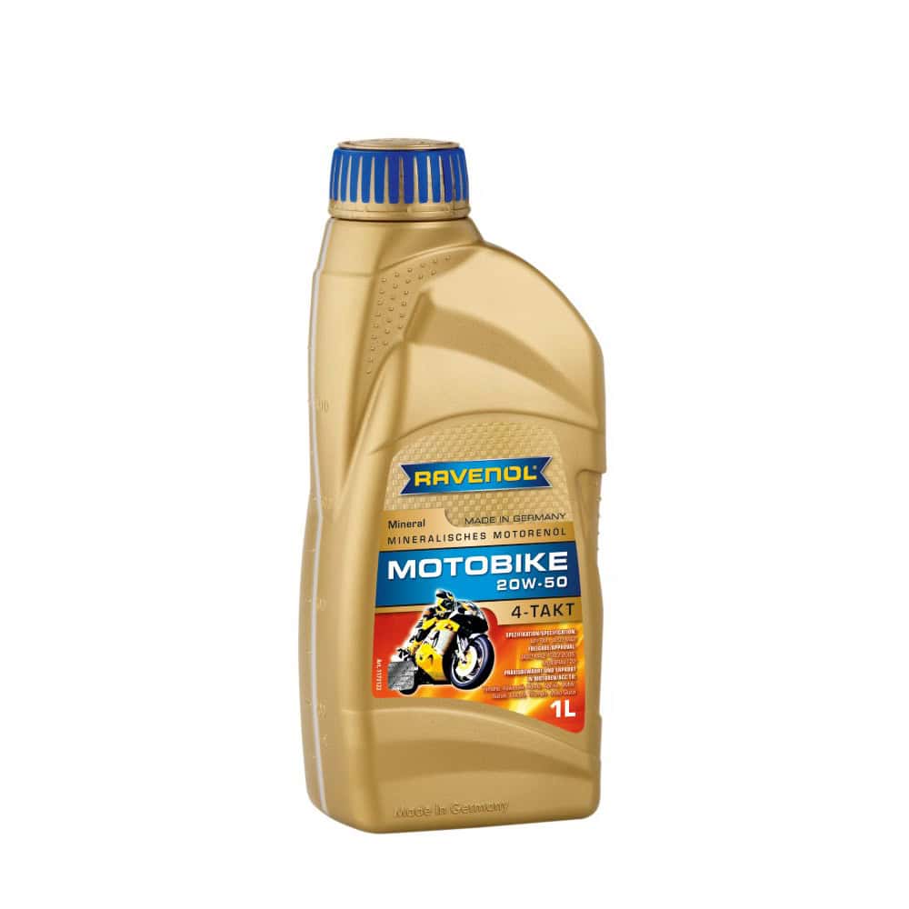Масло RAVENOL Motobike 4-T Mineral 20W50 1L Масло RAVENOL Motobike 4-T Mineral 20W50 1L