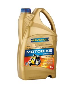 Масло RAVENOL Motobike 4-T Mineral 20W50 4L