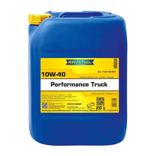 Масло RAVENOL Performance Truck 10W40 20L