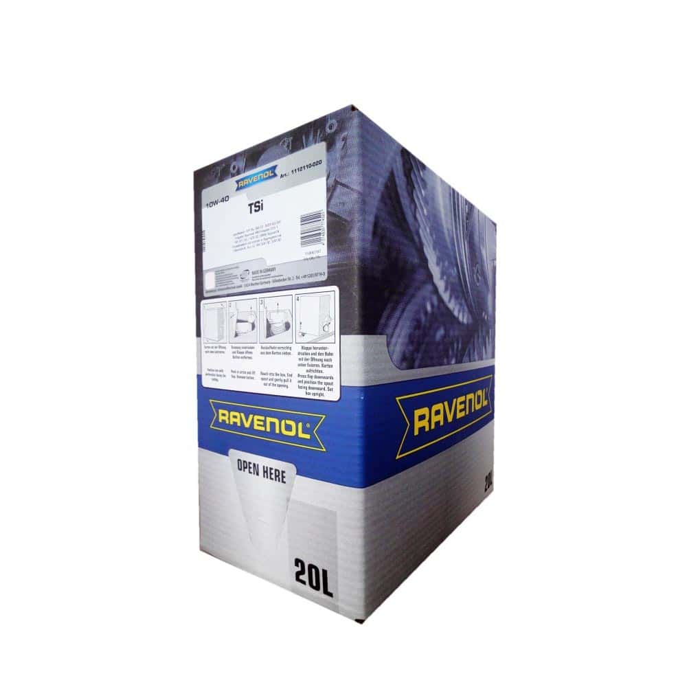 Масло RAVENOL TSi 10W40 Bag in Box 20L Масло RAVENOL TSi 10W40 Bag in Box 20L