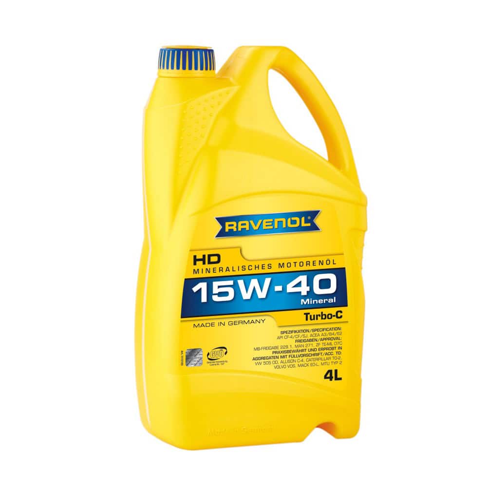 Масло RAVENOL Turbo-C HD-C 15W40 4L Масло RAVENOL Turbo-C HD-C 15W40 4L