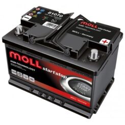Акумулатор MOLL START/STOP PLUS AGM 70AH 760A R+