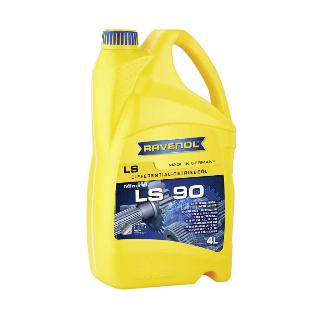 Трансмисионно масло Ravenol Sperrdifferential-Hypoid-Getriebeoel LS 90 4L Трансмисионно масло Ravenol Sperrdifferential-Hypoid-Getriebeoel LS 90 4L