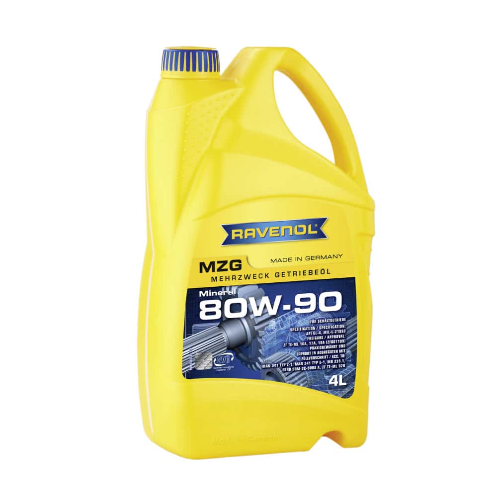 Трансмисионно масло Ravenol Getriebeoel MZG 80W90 GL 4 4L Трансмисионно масло Ravenol Getriebeoel MZG 80W90 GL 4 4L