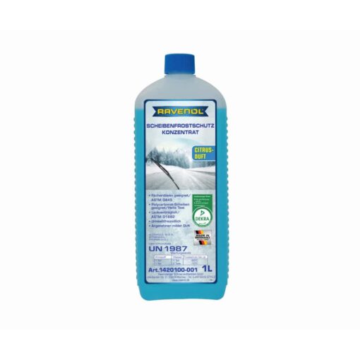 Зимна течност за чистачки RAVENOL концентрат 1L